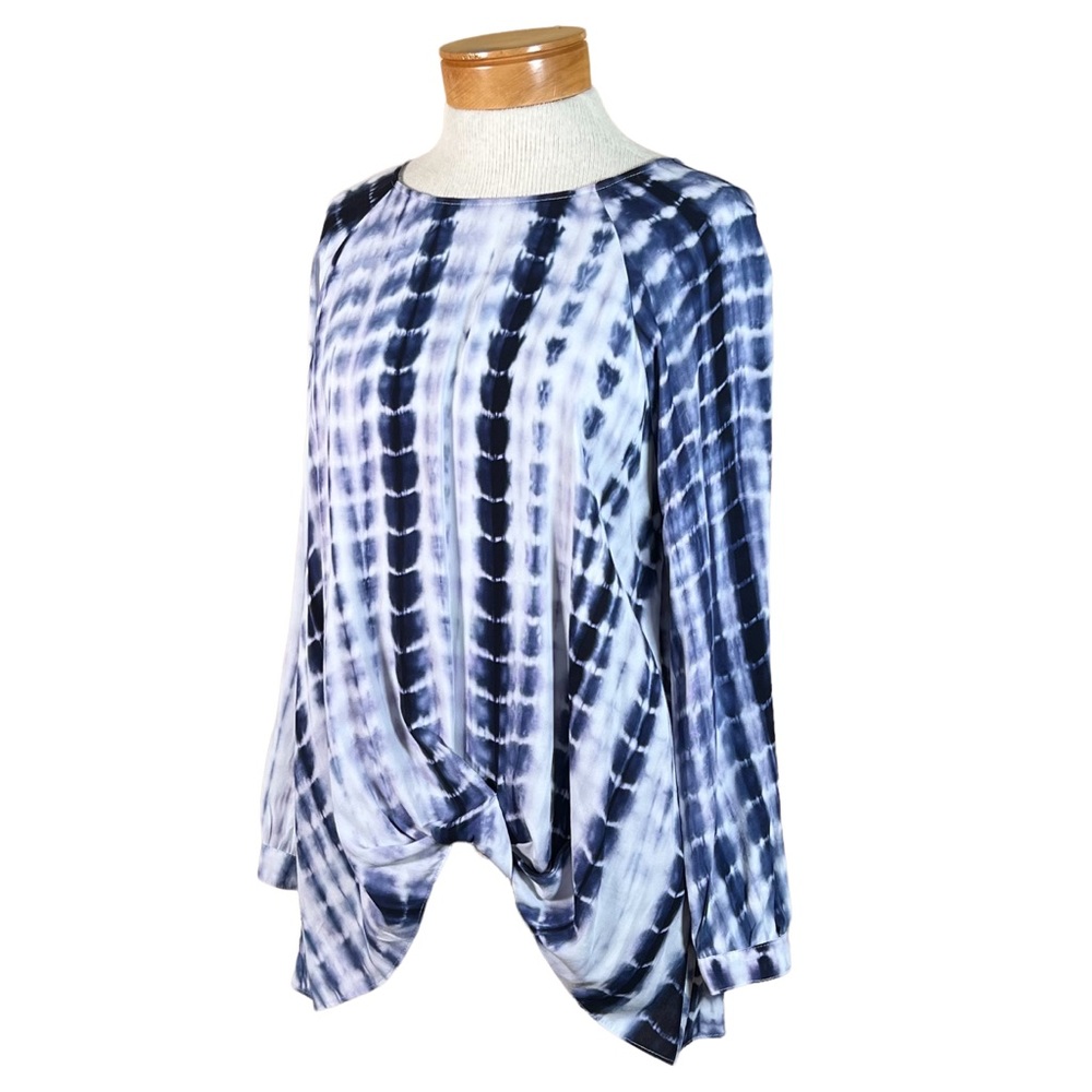 Karen Kane Women’s Lightweight Long Sleeve Tie Dye Tunic Size Small - Picture 12 of 12